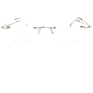 Zenni 324711 Eyeglasses Frames Rimless Black White H19642